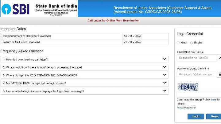 SBI Releases Clerk Mains Admit Card 2025 For Over 5,000 Vacancies At sbi.co.in; Know Exam Pattern