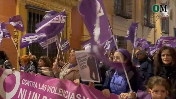 Las calles de Málaga se tiñen de morado contra la violencia machista