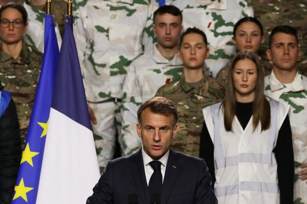 Macron unveils new French voluntary military service for 18 and 19