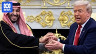 Donald Trump insists visiting Saudi crown prince knew nothing about Jamal Khashoggi killing