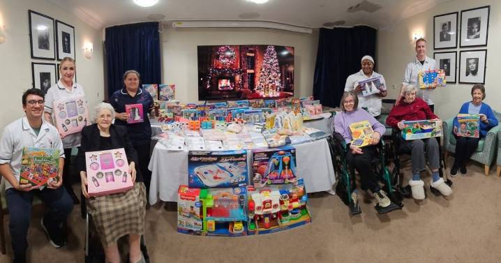 Care home near Glasgow donates over 170 gifts to sick kids spending Christmas in hospital