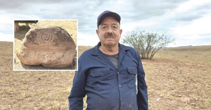 Museo en el patio: Habitante de Santa Cruz conserva meteorito, petroglifos y hasta rocas talladas por antiguas civilizaciones de la región; busca crear un museo.