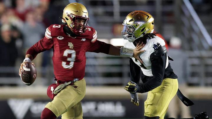 Notre Dame's win over Boston College plays like a loss, so Irish get 'C' grade in Week 10. Here's how 7 other contenders fared