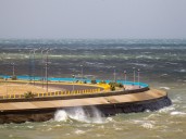 Llega a Buenos Aires el polvo provocado por los fuertes vientos en la Patagonia