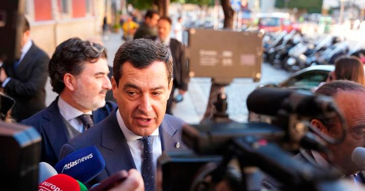 Juanma Moreno muestra sus temores por el caso Mascarillas: "Sólo sale beneficiado Vox"