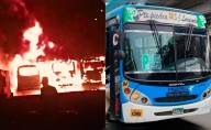 Incendian 5 buses de la empresa Pegasso Express en cochera de Puente Piedra: cubrían ruta hacia San Juan de Lurigancho