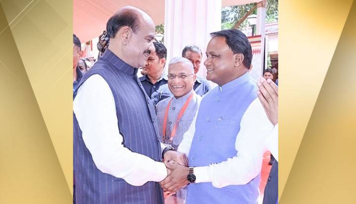 CM Mohan Majhi Extends Birthday Wishes To Lok Sabha Speaker Om Birla