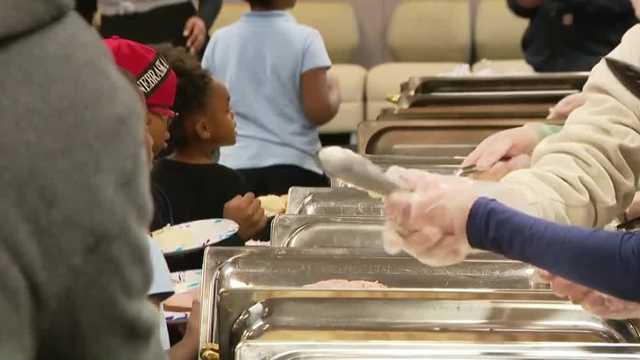 The Hope Center for Kids hosts Thanksgiving meal for community