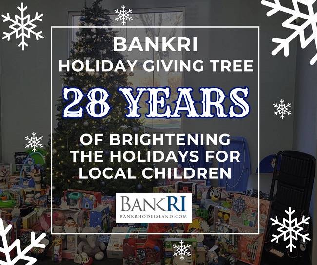 BankRI launches 28th Giving Tree drive to deliver holiday gifts to children in need