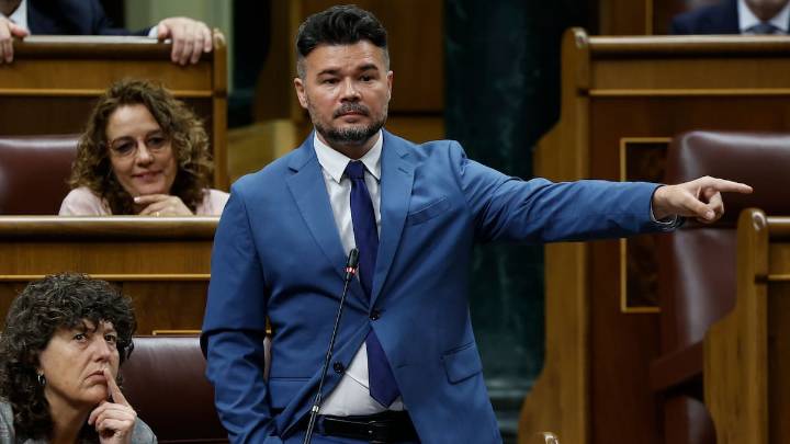 Rufián, tras la condena al fiscal general del Estado: "Es una guerra contra unas ideas y contra unos partidos"