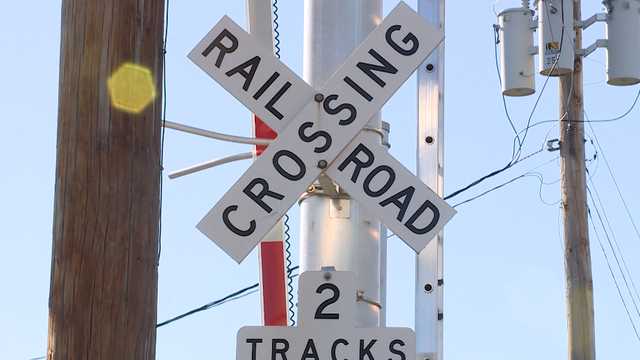 Train hits parked U-Haul truck in Hamilton, shutting down several railroad crossings