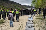 Persecución, tiroteo y heridos en El Tala: Llevaban 120 kilos marihuana en bolsas de arpillera
