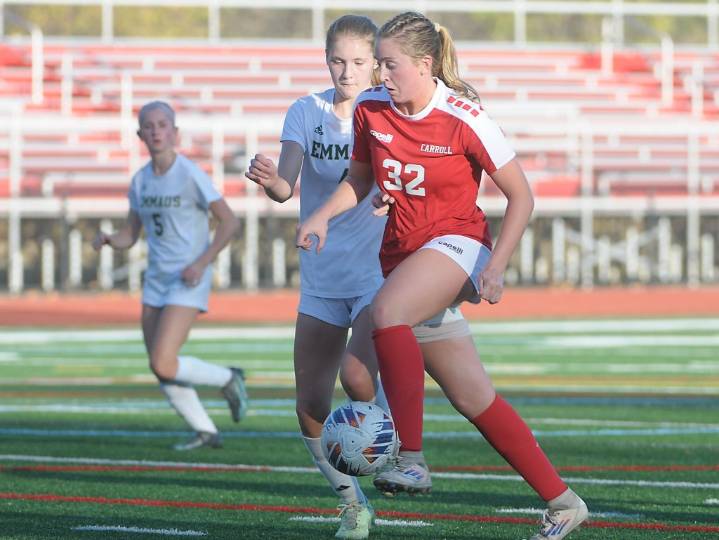 PIAA Class 4A Girls Soccer: Short a goalie, Carroll can’t keep pace with Central Dauphin
