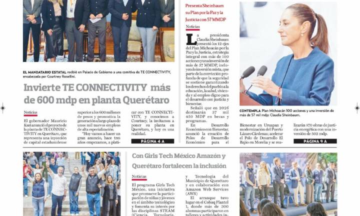 ¡Conoce la Portada de Hoy!