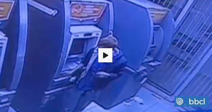 Detienen a delincuente que fue sorprendido robando en sucursal BancoEstado de Macul