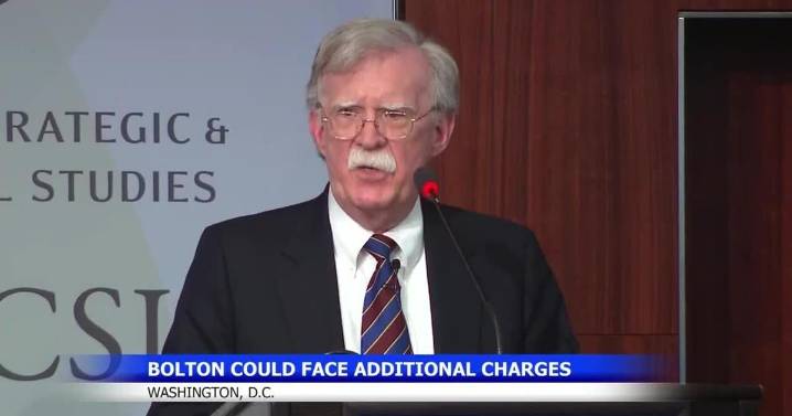 John Bolton may face more federal charges over documents, says Department of Justice