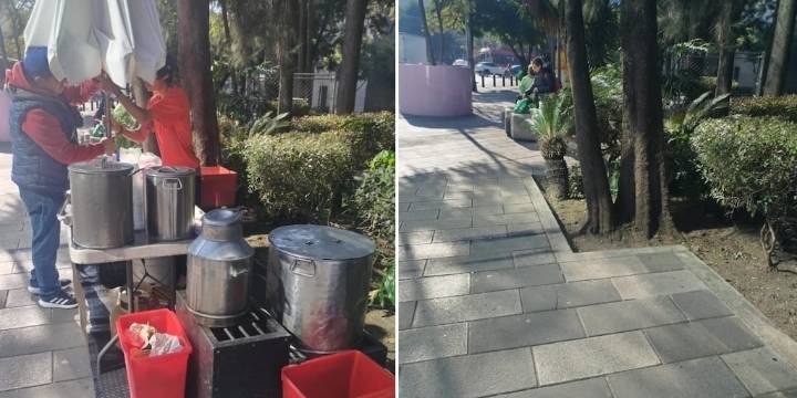 CDMX: critican al gobierno de la alcaldía Benito Juárez por retirar puesto de tamales en Mixcoac