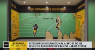 Pittsburgh International Airport plans to fix Franco Harris collage