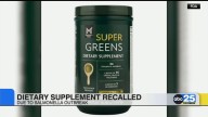 Dietary supplement recalled due to salmonella outbreak