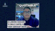US linking Maduro to drug cartel is “very serious” move