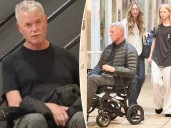 Eric Dane, en plena batalla contra la ELA: el actor reapareció en silla de ruedas junto a su familia