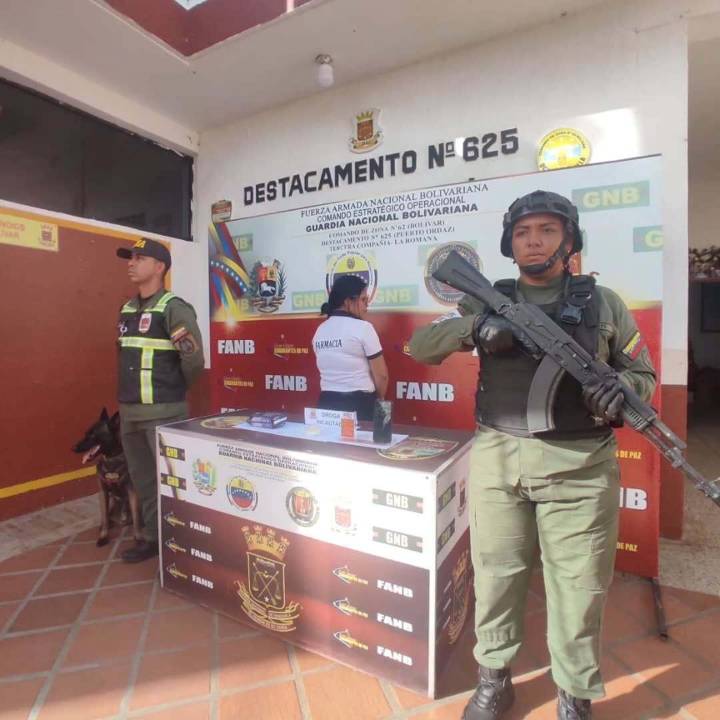 Detenida por ocultar cocaína en toallas sanitarias vía a Upata