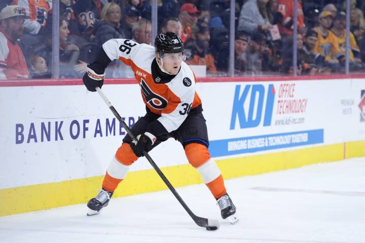 Flyers Notebook: Emil Andrae looking increasingly comfortable in lineup