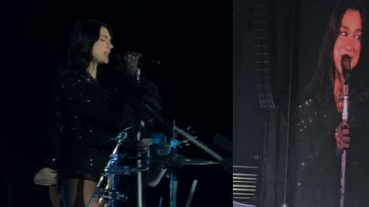 Videos | Dua Lipa sorprendió a sus fans en Bogotá interpretando la canción 'Antología', de Shakira: así fue el momento