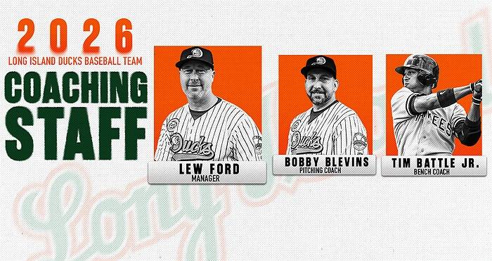 2026 Long Island Ducks Coaching Staff Announced