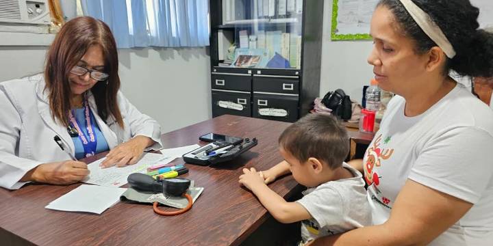 Realizan jornada de salud integral para los niños del Samanna