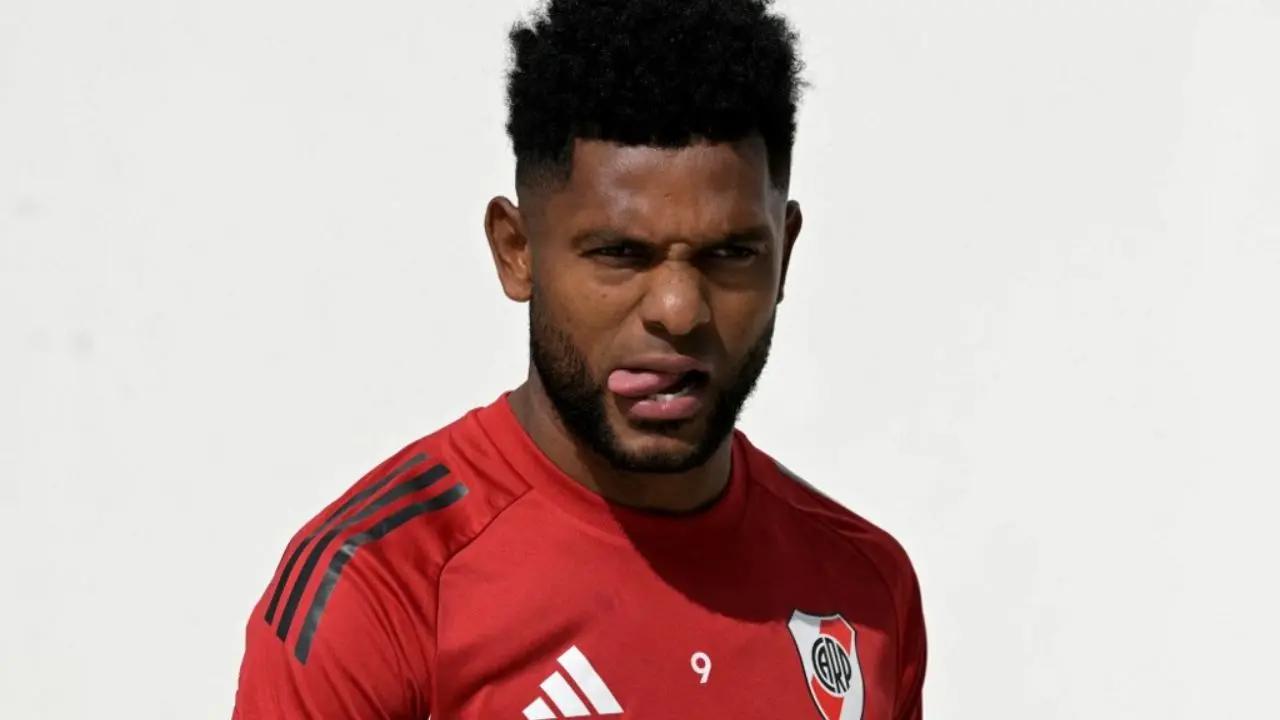 Miguel Borja y el video que lo dejó 'mal parado', tras 0-0 de River Plate con Vélez Sarsfield