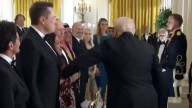 At White House Dinner For Saudi’s Salman, Donald Trump Greets Elon Musk With A Belly Pat