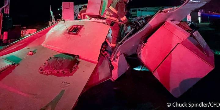 Propane leak suspected in south-central Iowa camper explosion