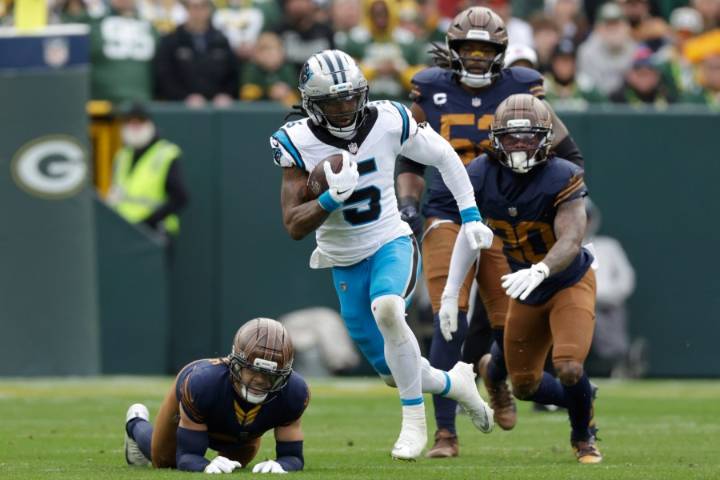 Panthers' Rico Dowdle turns attention on '2 pumps' fine into opportunity to raise funds for charity