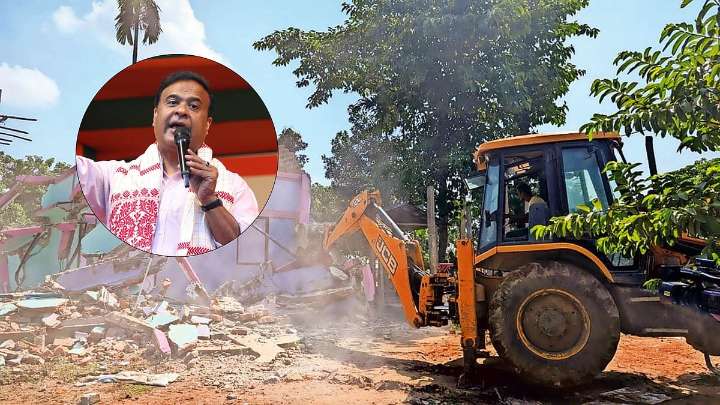 Major Eviction Drive in Hojai: Over 1,000 illegal structures demolished