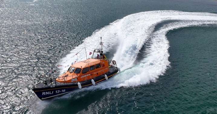 Four kayakers rescued after capsizing off Northumberland coast