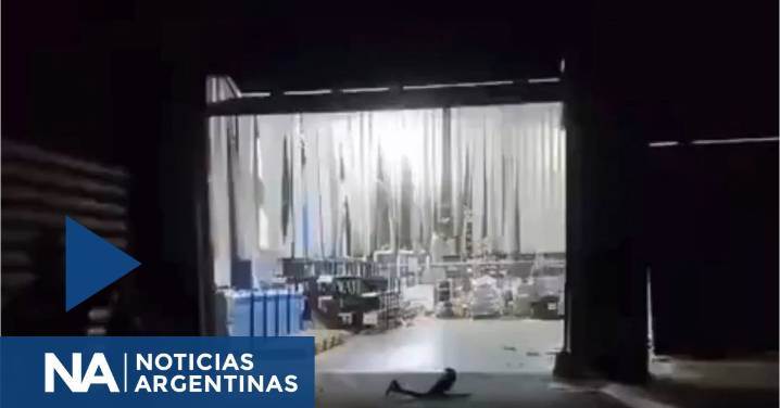 "Flamia está destruida": el video de un empleado en el momento de la explosión en Ezeiza