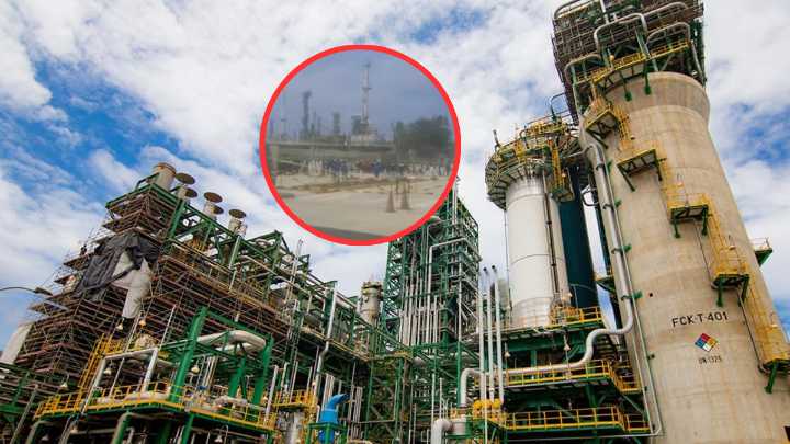 Petroperú: Reportan incendio en la Refinería Talara, en Piura (VIDEO)