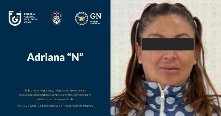 Arrestan en Iztapalapa a operadora de 'Los Tanzanios'