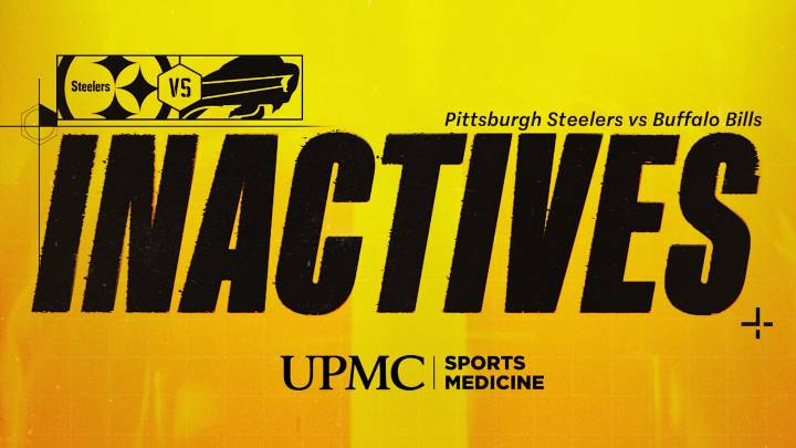 Steelers inactives for Week 13 vs Bills