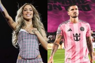 El beso de Tini Stoessel y Rodrigo De Paul tras la victoria de Inter Miami