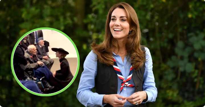 Kate Middleton Asks 100-Year-Old Veteran His Secret To A Long Life – Here’s What He Said