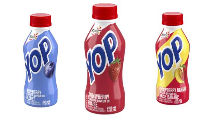 YOP drinkable yogurt recalled due to pieces of plastic: CFIA