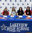 Four Lakeview athletes sign commitment letters