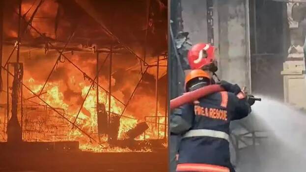 Major fire at Kottakkal in Malappuram, shop gutted in fire