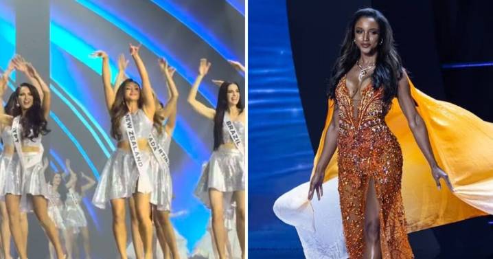 Noche final en Miss Universo: qué pasó con la representante de Jamaica tras la brutal caída que sufrió