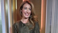 Cat Deeley's £26 gold metallic Marks & Spencer mini dress is just so perfect for party season