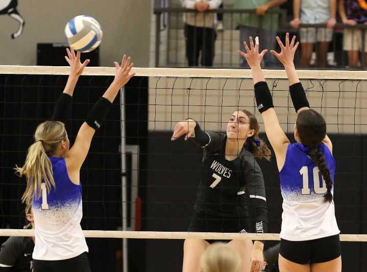 Region 1B volleyball Hankinson vs Kidder County