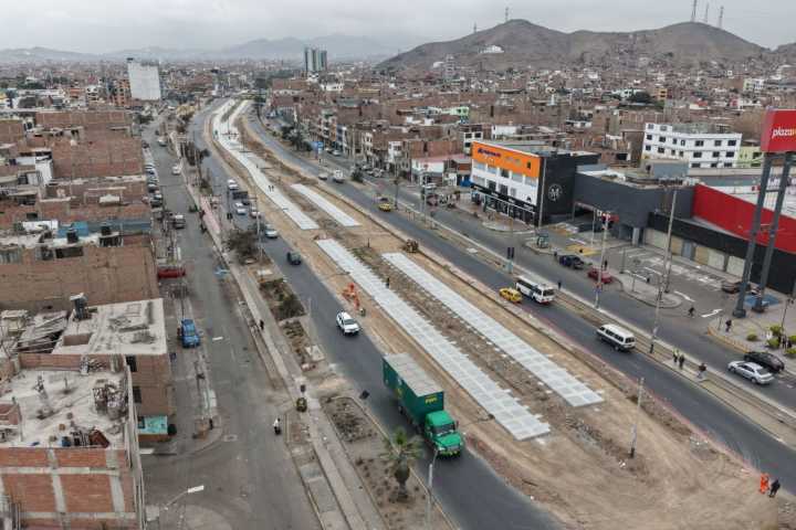 Vía Expresa Norte: primera etapa de nuevo corredor del Metropolitano avanza en 30%