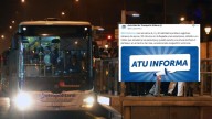Metropolitano: tráiler atascado bloquea vía exclusiva y genera largas colas